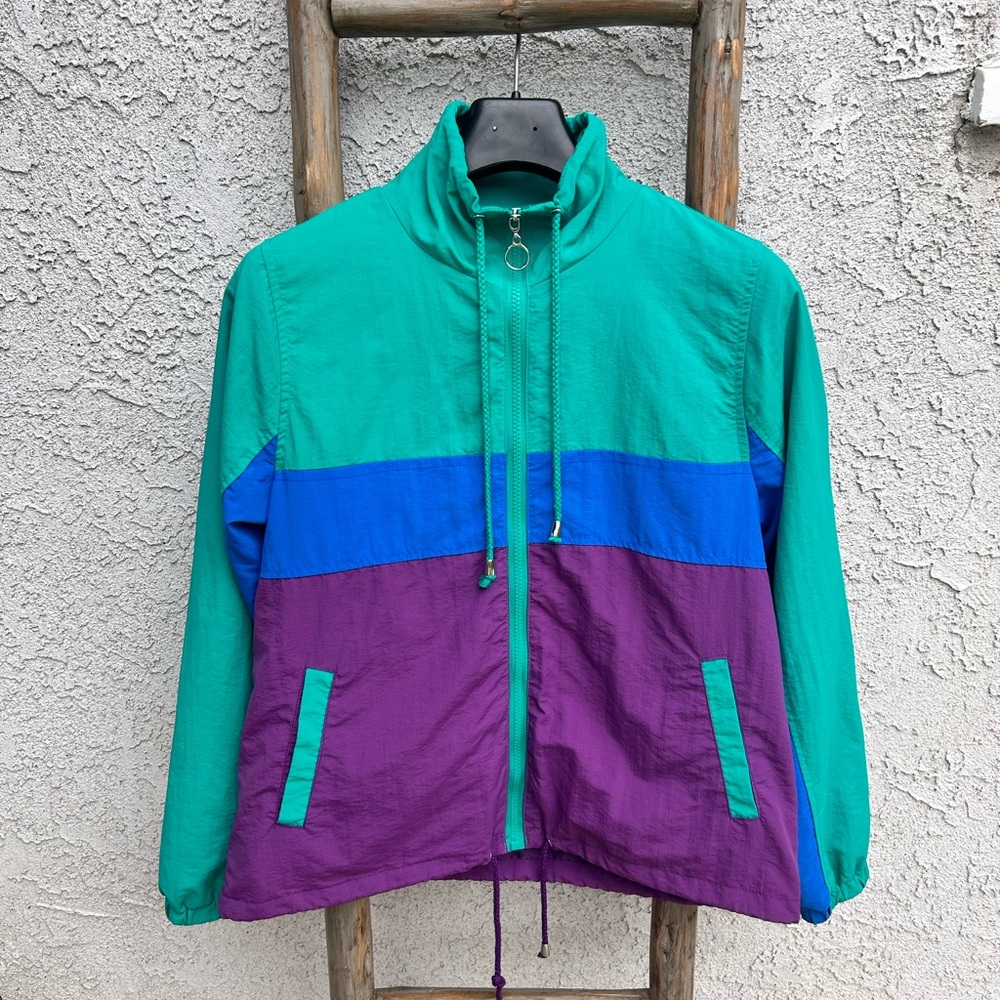 ORIGINAL ASHLEY TEAL & PURPLE JACKET